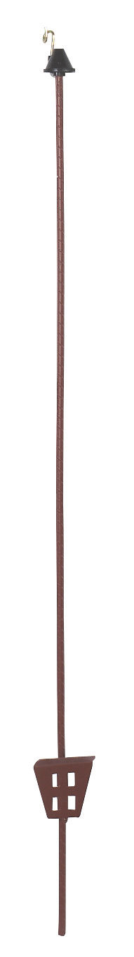 Federstahlpfahl oval 105 cm mit Kopfisolator (10 Stück)