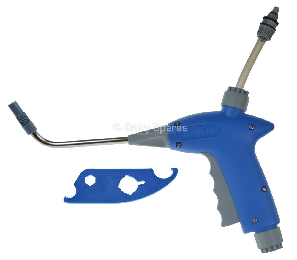Ambic OptiSprayer™ Gun c/w Standard Stainless Steel Lance + Plastic Nozzle Top Load – AOS402T AOS402T