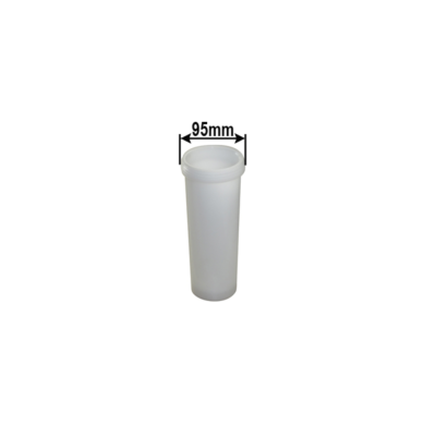 Bottle for Rinse / Detergent Reservoir with Outer Thread for Packo 5000-401-0001