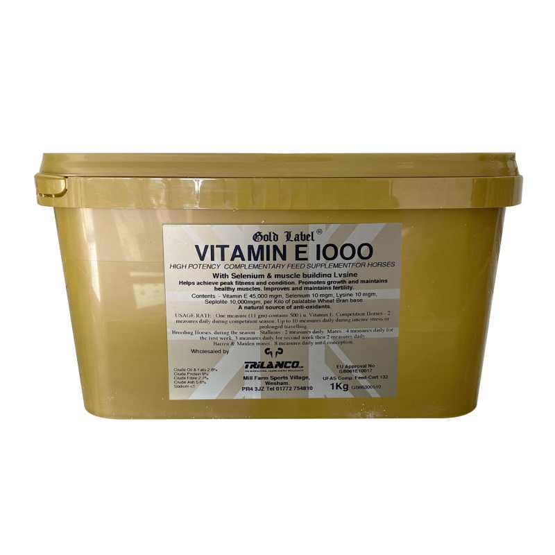 Gold Label Vitamin E 1000 GLD0078