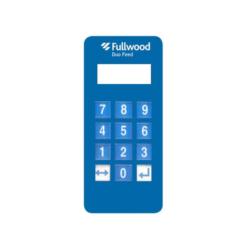 Fullwood duo feed keypad overlay
