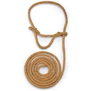 Cattle halter sisal without ring 12mm x 3.6mts