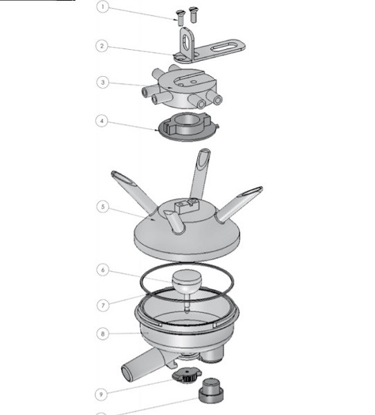 Replacement Parts for DeLaval Super Lite milker claw