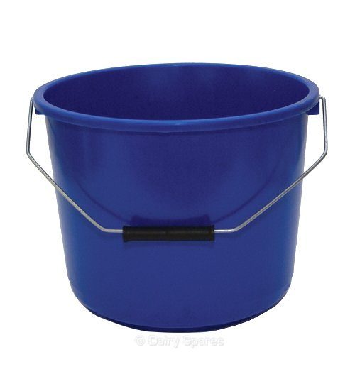 Dumpy Wide Top Bucket Flexible and Durable Blue 10ltr – BU08 BU08