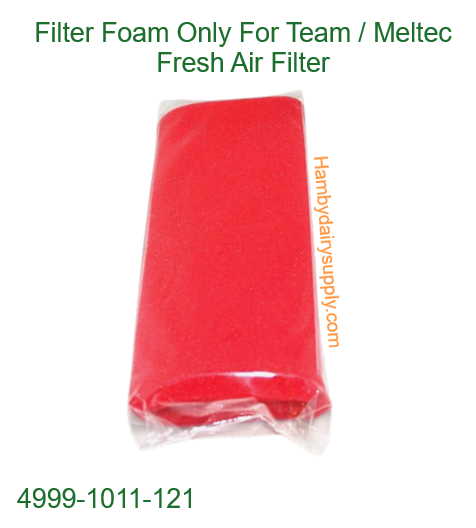 Red Foam Filter Only - Fits 4999-1011-121 Pulsation Fresh Air Assembly 4999-1011-121