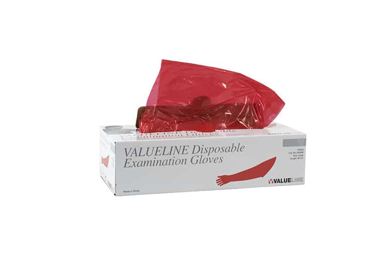 Valueline Armlength Gloves – Red