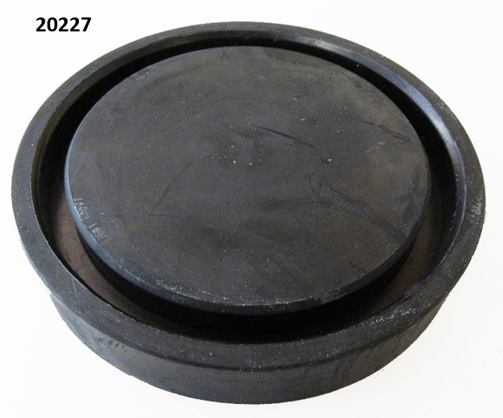 Rubber cover for 58605 - 3 inch Trap with white rippled body 4999-1070-215