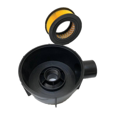 Vacuum regulator, filter housing and filter element