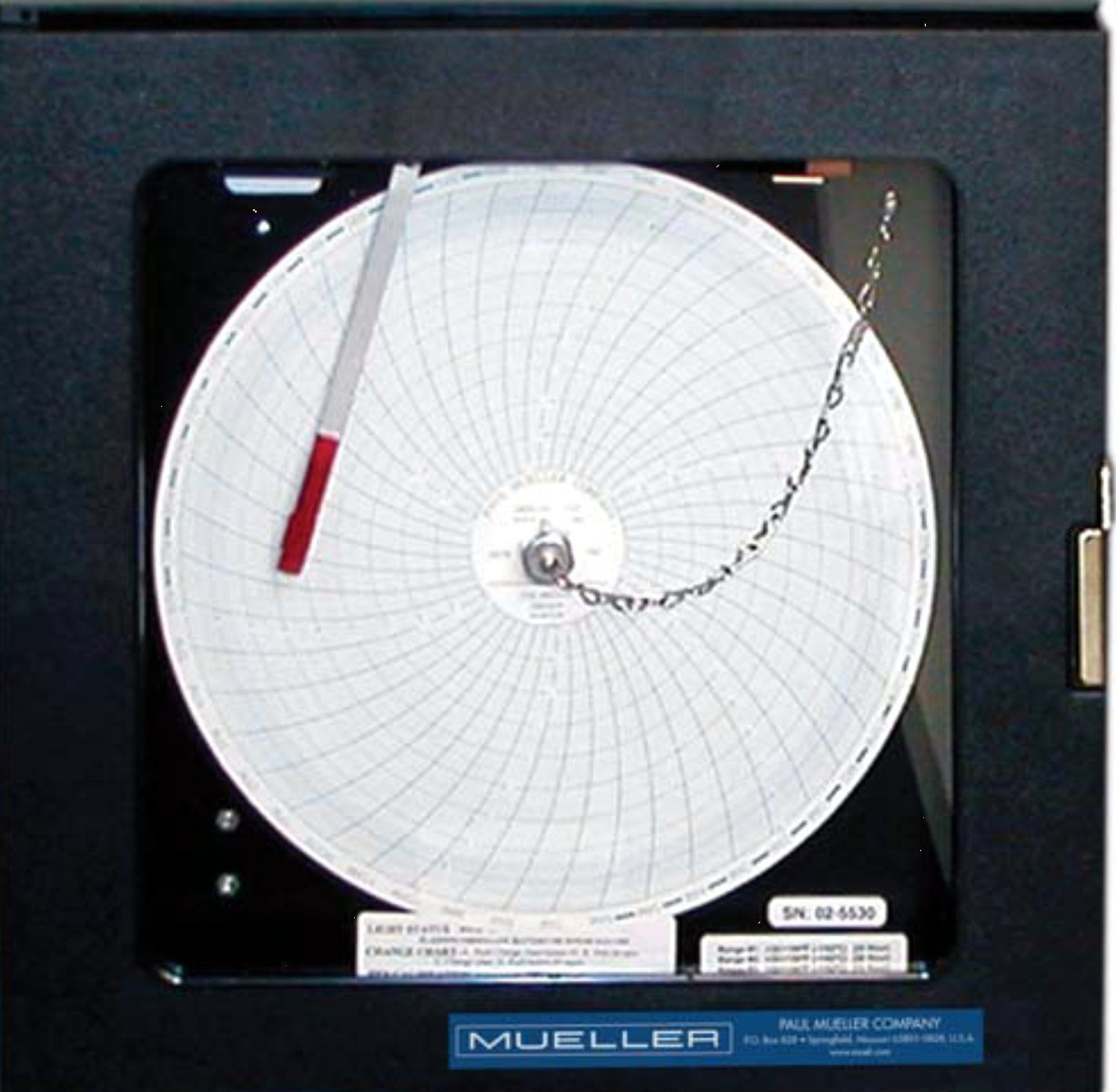 Sold Out - Temperature Chart Recorder - 24-hour Single Pen