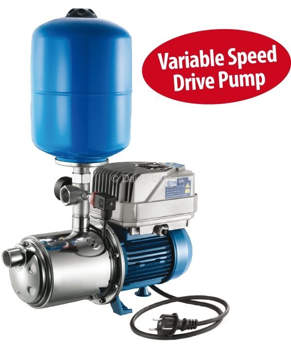 Volume Wash Pressure Kit With Variable Speed Drive c/w VW131 MultiStage Pump, Gauge and Fittings – VW133A VW133A