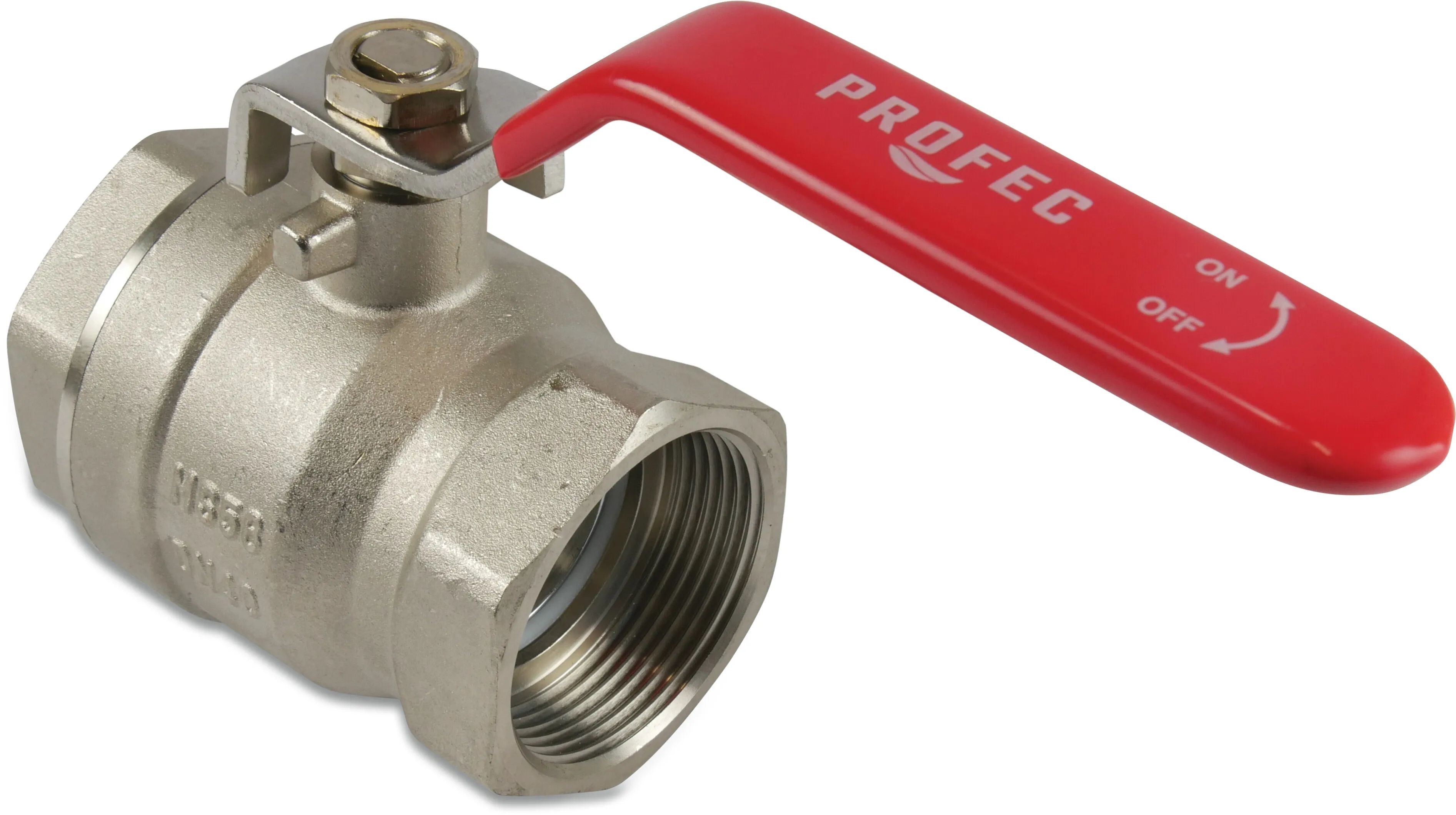 Kugelabsperrhahn 1" mit Edelstahlhebel