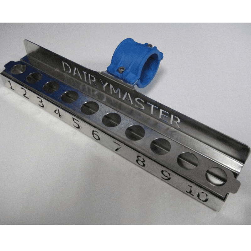 Dairymaster milk meter sample bottle rack 1-10 (2.0″)