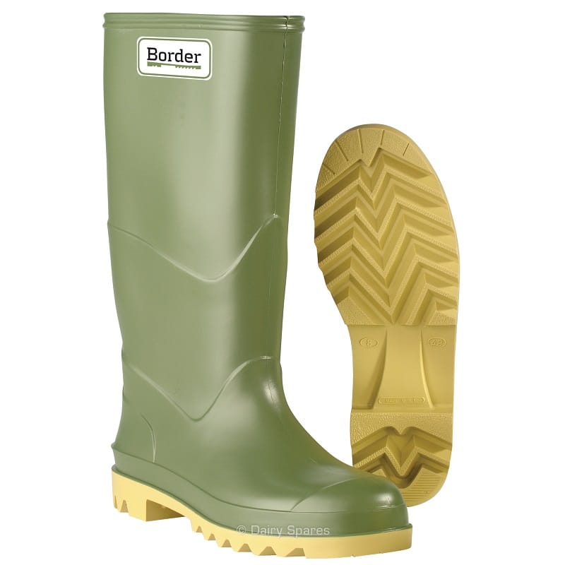 Border original wellington boots green