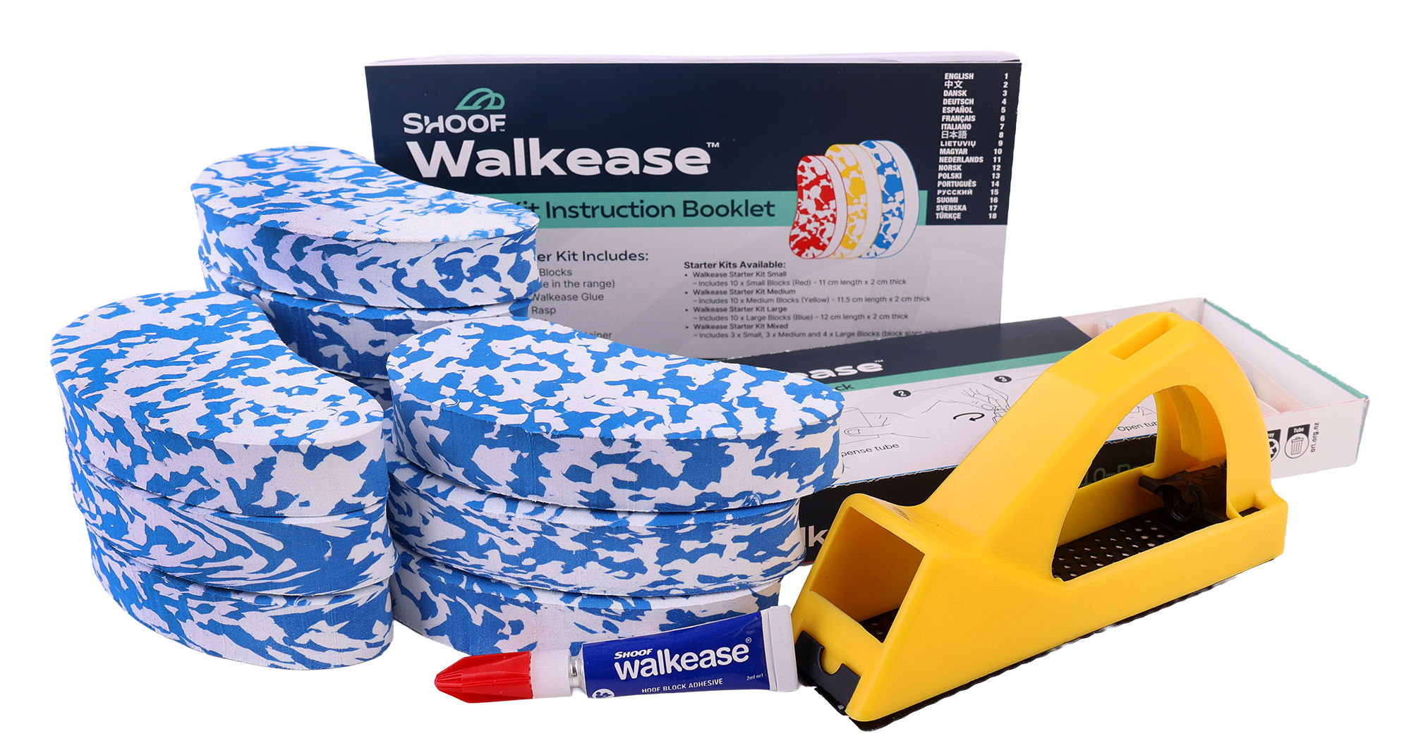 Klauenbehandlung SHOOF Walkease Starterset | 10er Pack