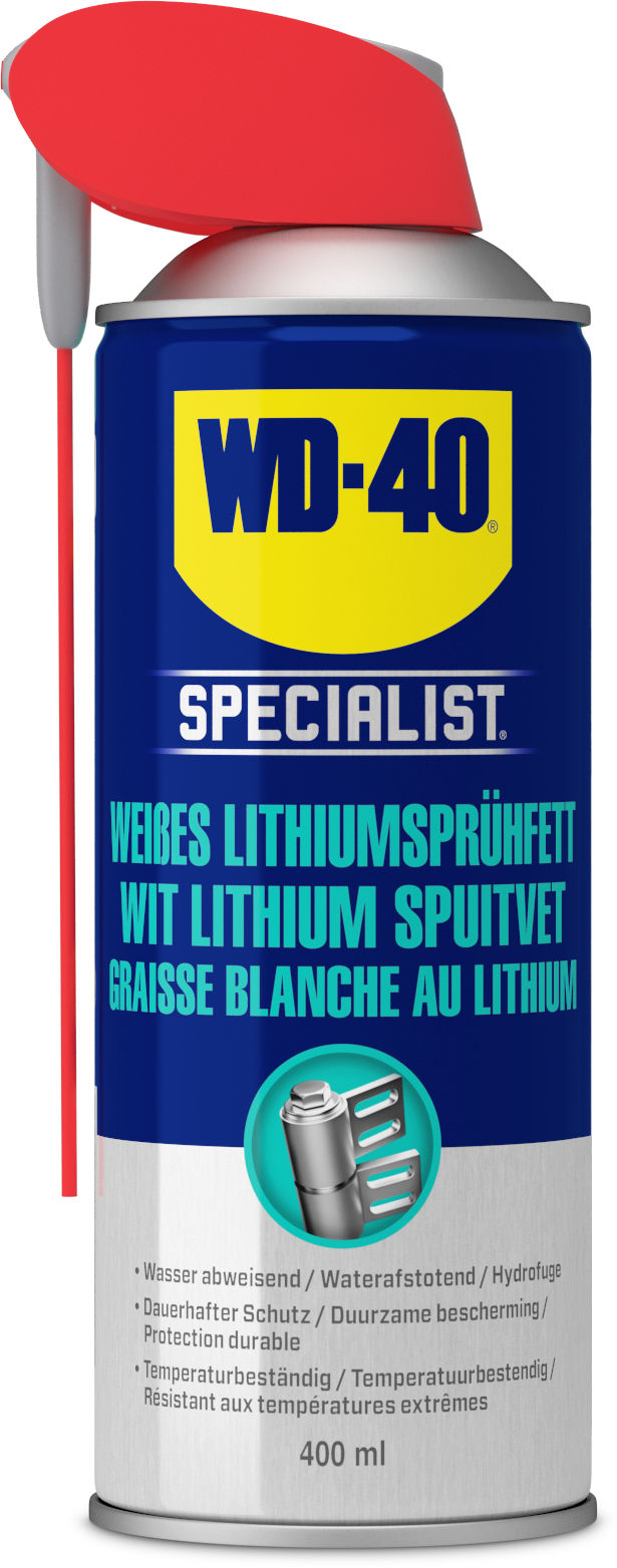 WD-40 Weißes Lithiumsprühfett | 400 ml