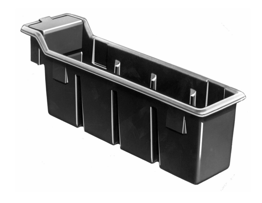 Paxton rectangular drinking trough – 318L