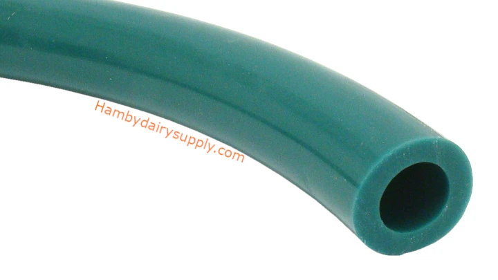 19 mm aka 3/4 inch ID GEA Green Silicone Milk Hose / Tubing - per foot 7750-0126-861