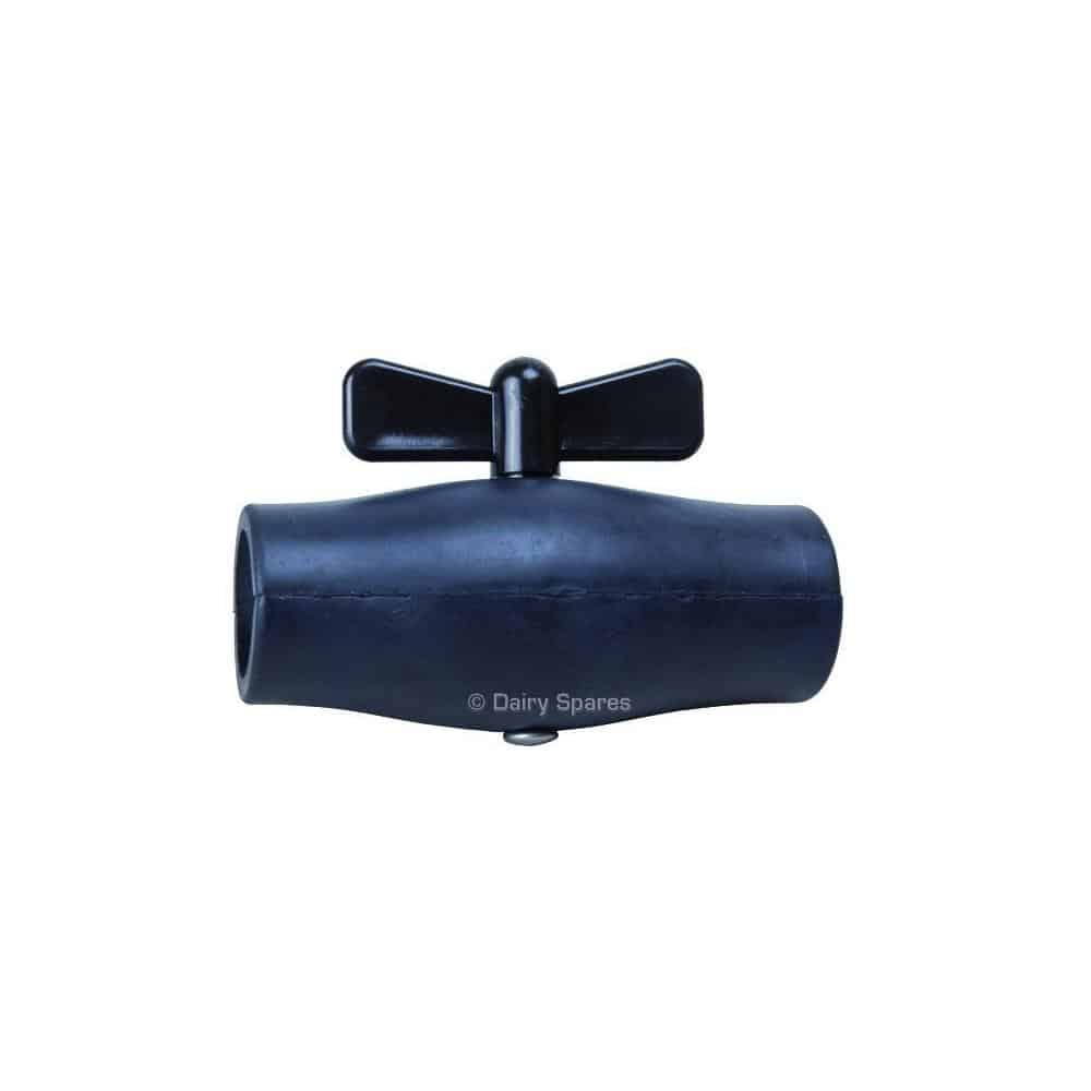 Rubber butterfly valve 32mm RF80