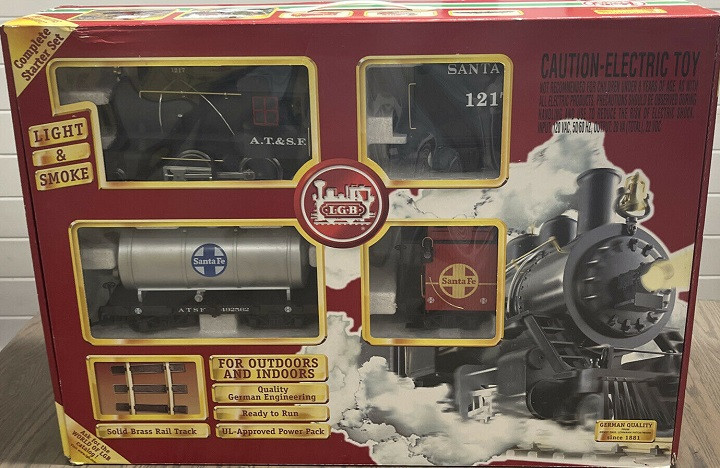 Sold! LGB 72423 Starter Set Santa Fe Freight - Free Shipping LGB 72423
