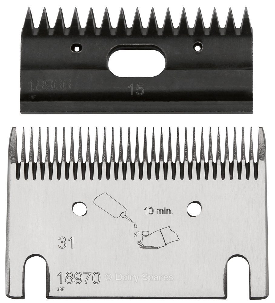 Fine Clipper Blades for CC31H (Also Fits Aseculap and Heiniger Clippers) – CC31F CC31F