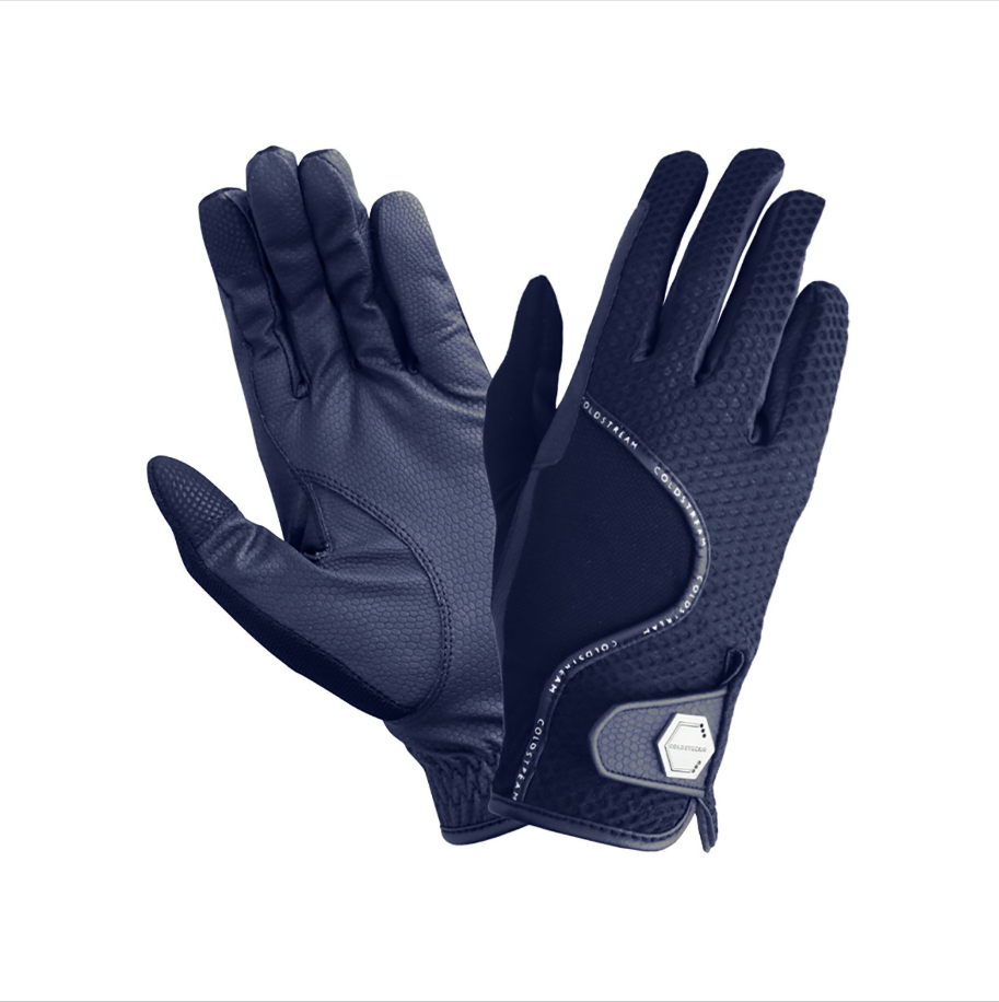 Coldstream Swinton Combi Mesh Summer Riding Gloves – Navy