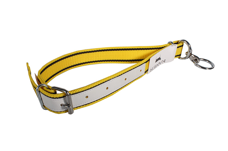 Calf Nylon Collar – Yellow & Black