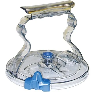 Sale! Transparent Bucket Lid Complete w/Built-in Adaptor for Interpuls pulsator - 1 milk inlet ITP1079001