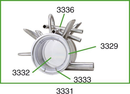 Gasket for 3331 Barrel Claw (Single) – 3329