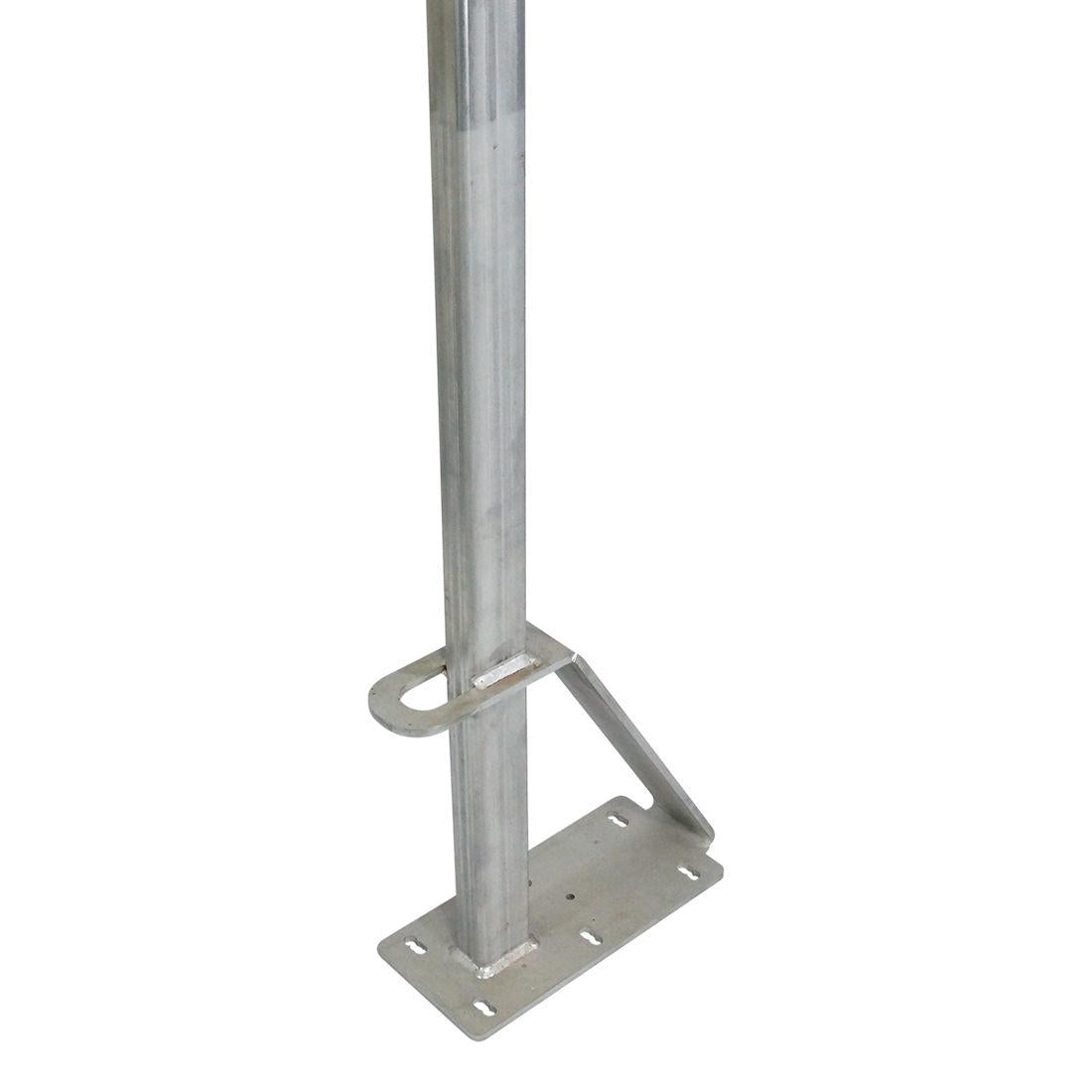 Wall-/Post mount for Nora & Nora Mini Cow Brushes — Galvanized steel