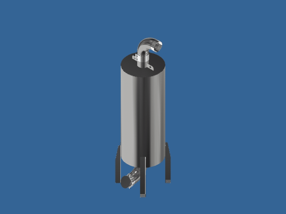 Standalone Blower Pump Silencer