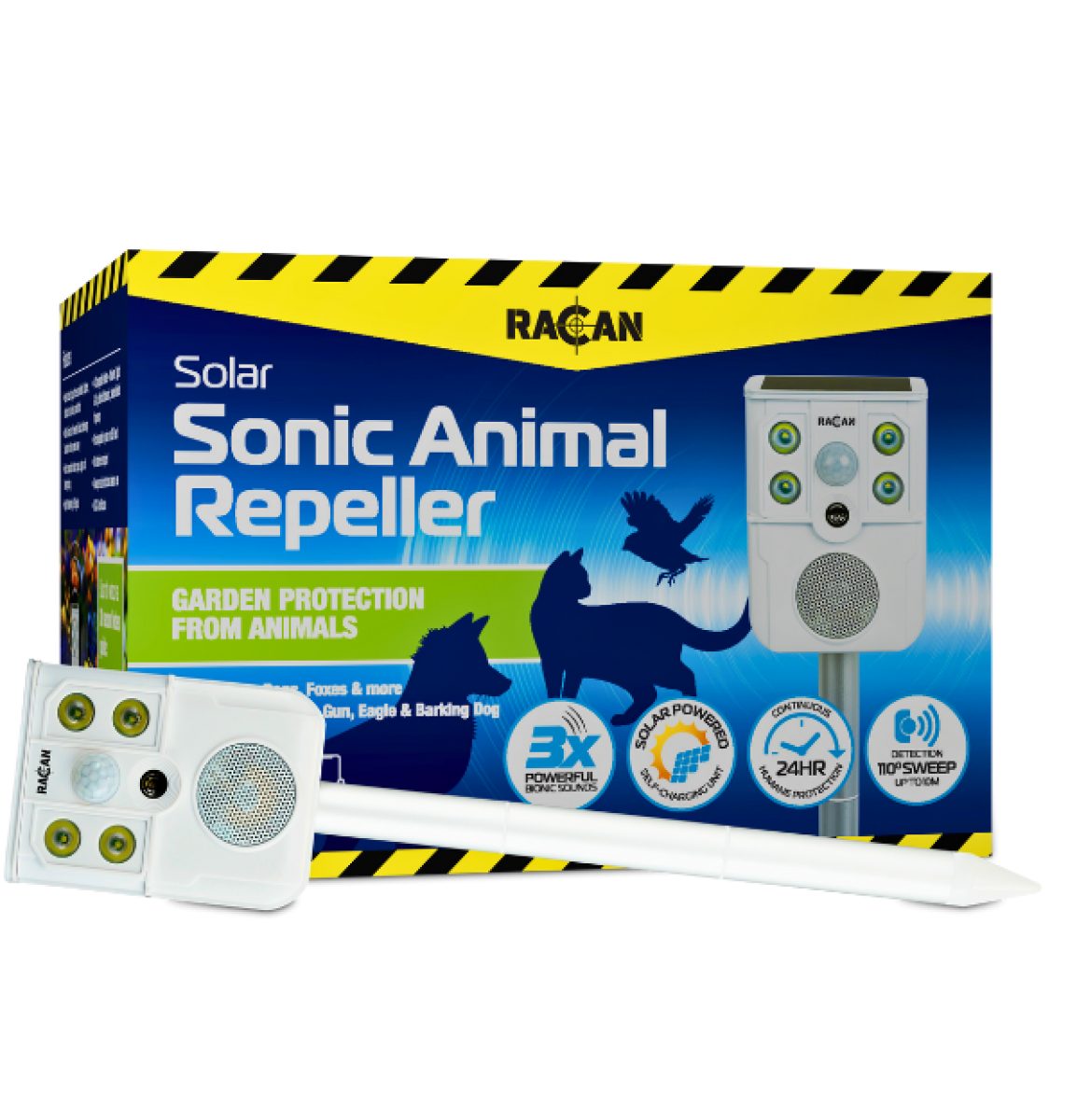 Racan Solar Sonic Animal Repeller RAC1107