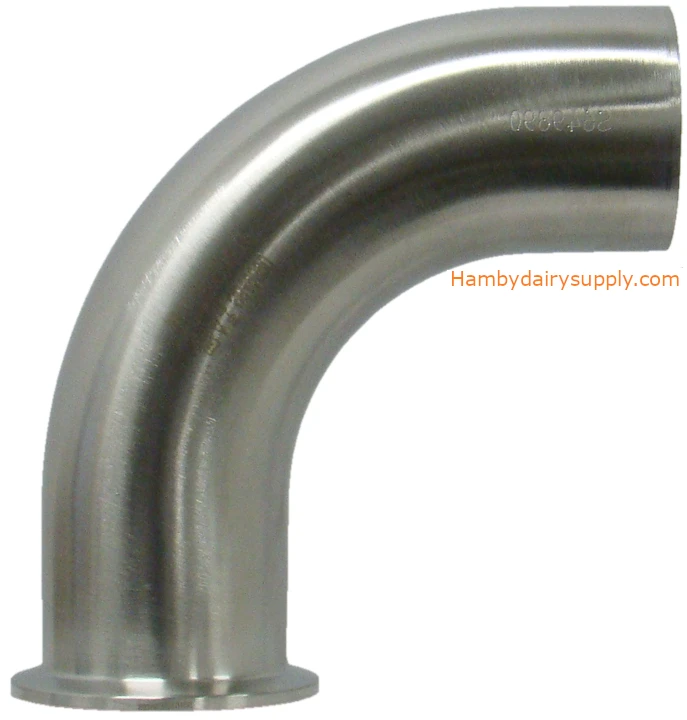 2.0 inch Stainless Steel 90 elbow - clamp x weld