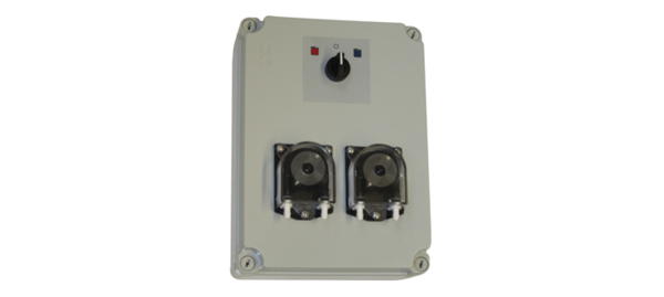 Dosierpumpen Box mit 2 Dosierpumpen á 180 ml/min & Umschalter 7015-9983-070