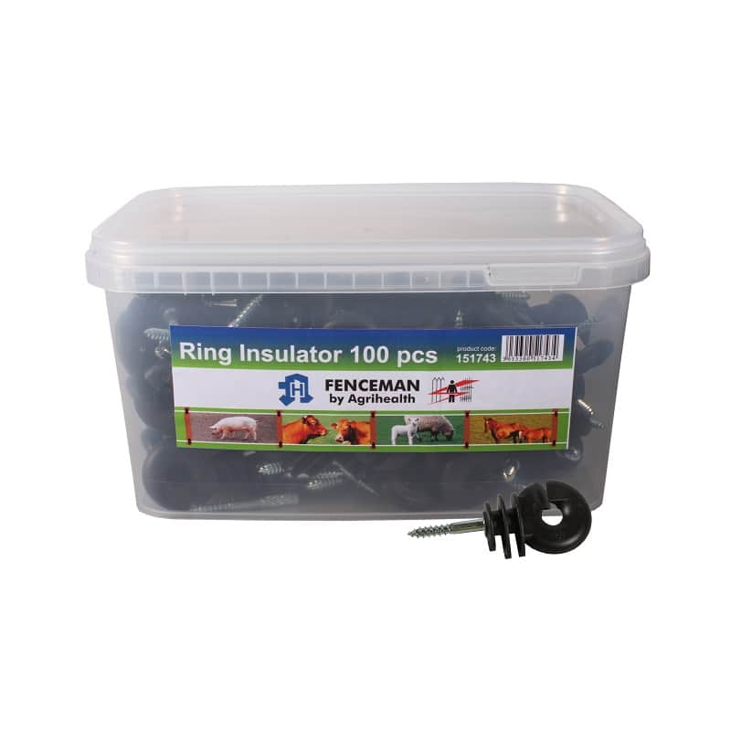 Fenceman electric fence ring insulator
