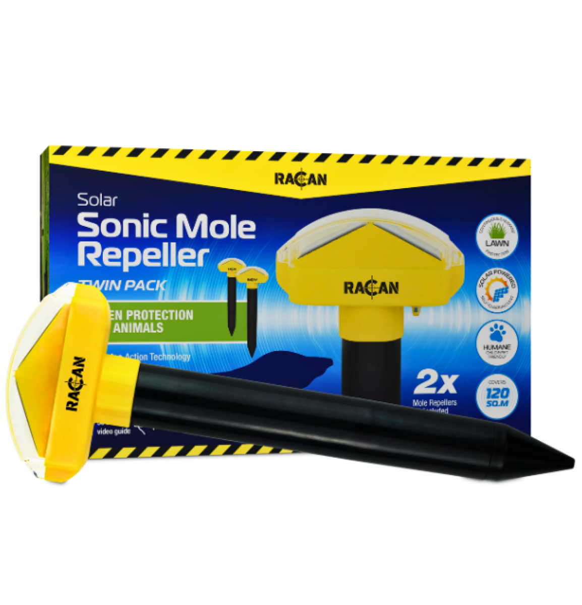 Racan Solar Sonic Mole Repeller RAC1105