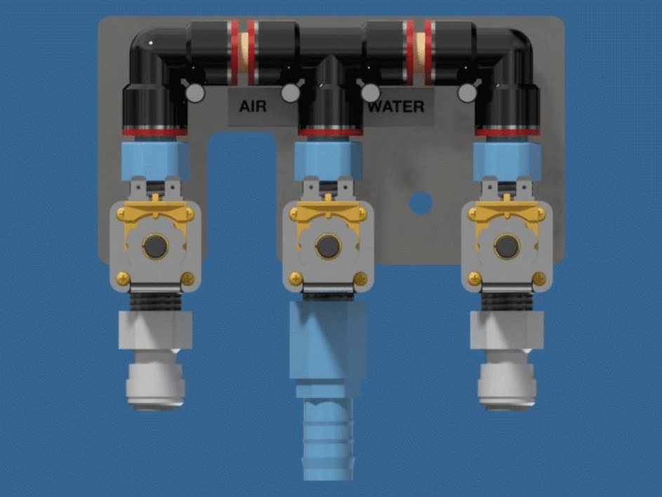 Doubleguard st/stl cabinet clustercleanse solenoid unit (3 solenoid)