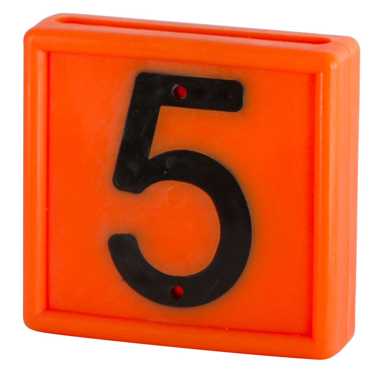 Nummernblock für Halsmarkierungsband, orange | 10er Pack