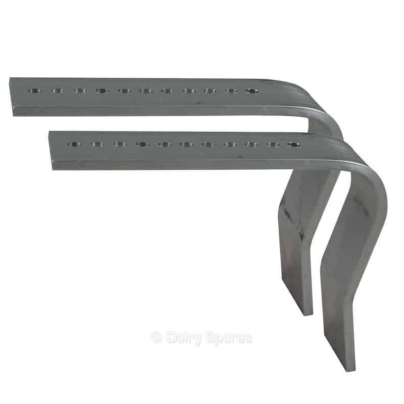 Milk bar metal mounting hook brackets (pair) MB62A