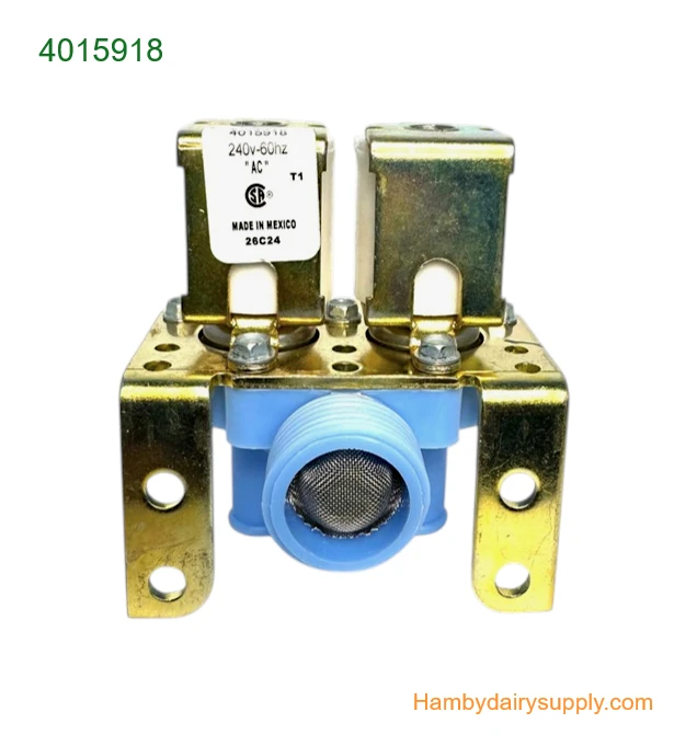 Dual Water Valve 240 volt coils DEC Dari-Kool Bou-Matic Bulk Milk Tank OEM 4999-1010-702