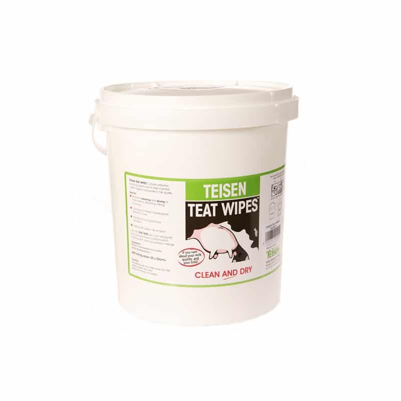 Teisen teat wipe bucket – pack of 600 TW10A