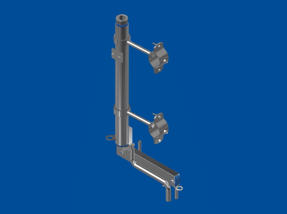 Recording Jar Swingover Arm – 2.5″ x 2.5″ Support Bracket