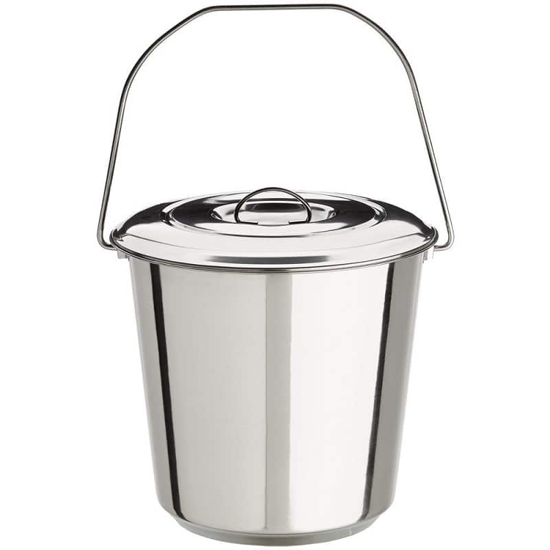 Stainless Steel Milk Bucket with Lid (16L) MM/ART/16