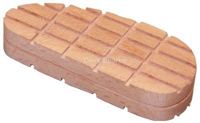 Wooden Hoof Block Standard Beech (100Pk) – WB01A WB01A