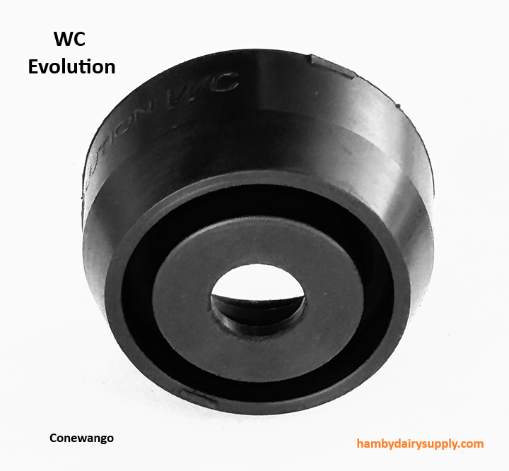 WC Evolution Jetter Wash Cup for Delaval Style H block manifold for fold down CIP fits 51 mm CIP 21757