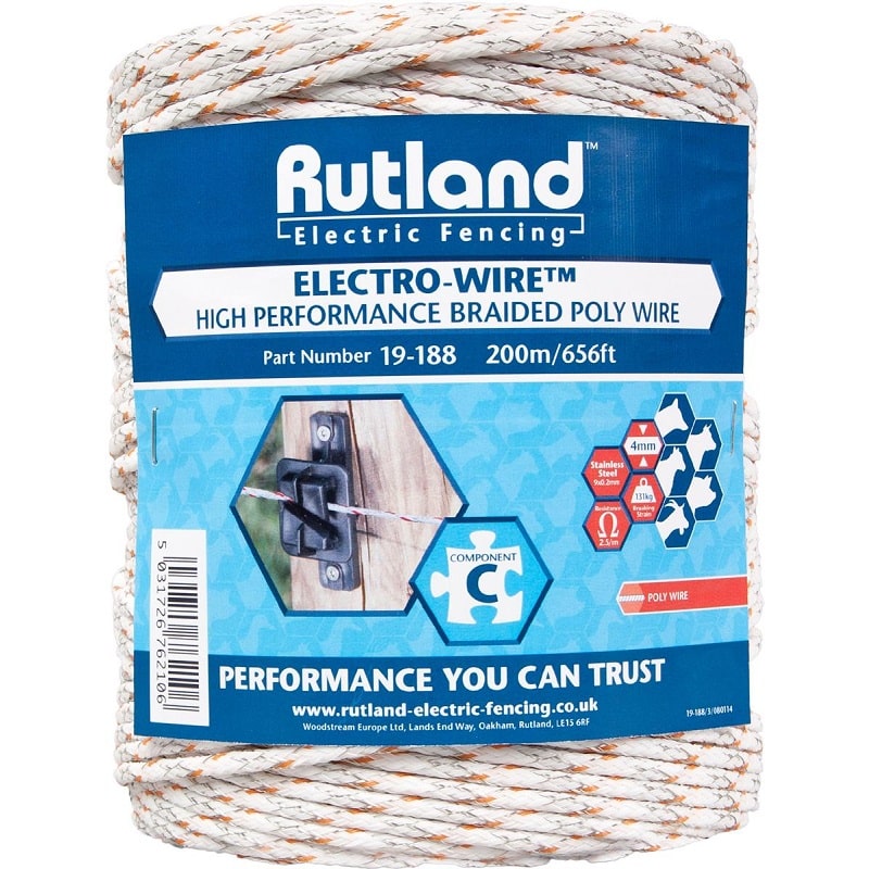 Rutland braided electro-wire 200m 486188R