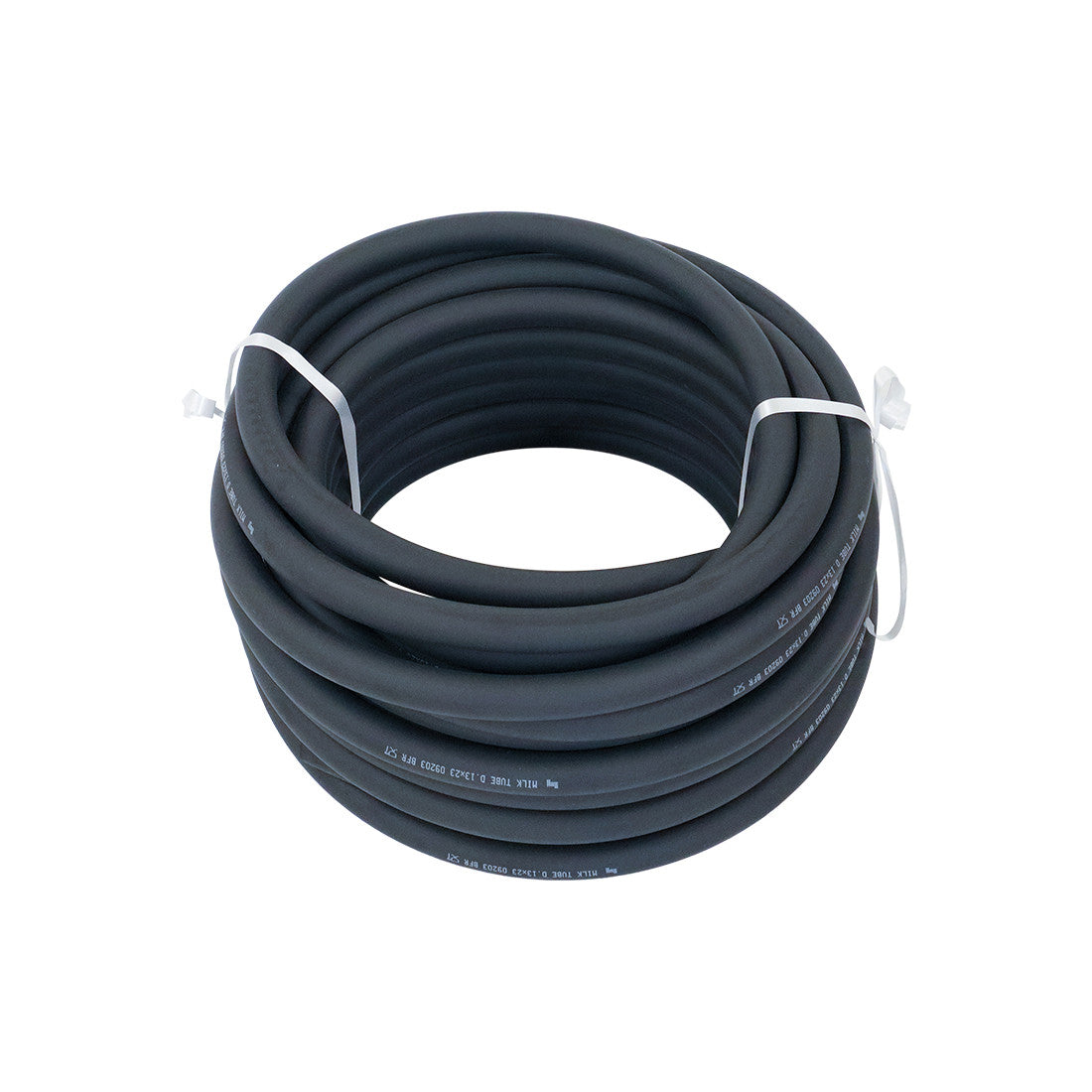 Milk hose, 20 Meters - Ø13mmxØ23mm/White stripe (Aftermarket)
