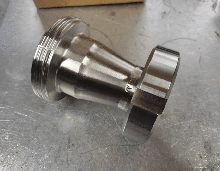 Stainless Steel Reducer DIN 50 Male to DIN 40 Female SSF22