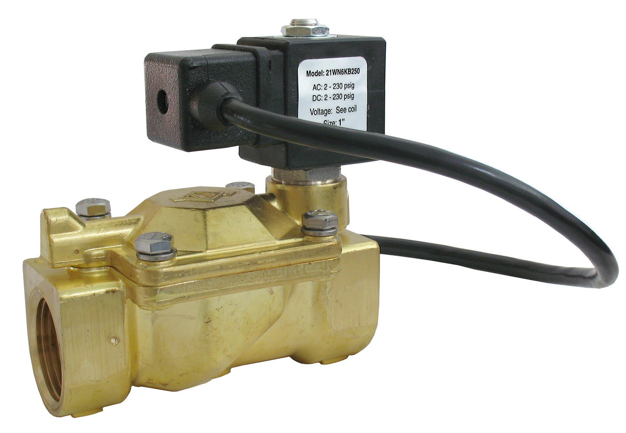 Brass Solenoid Valve for Plate Cooler - choice of voltages AC 220