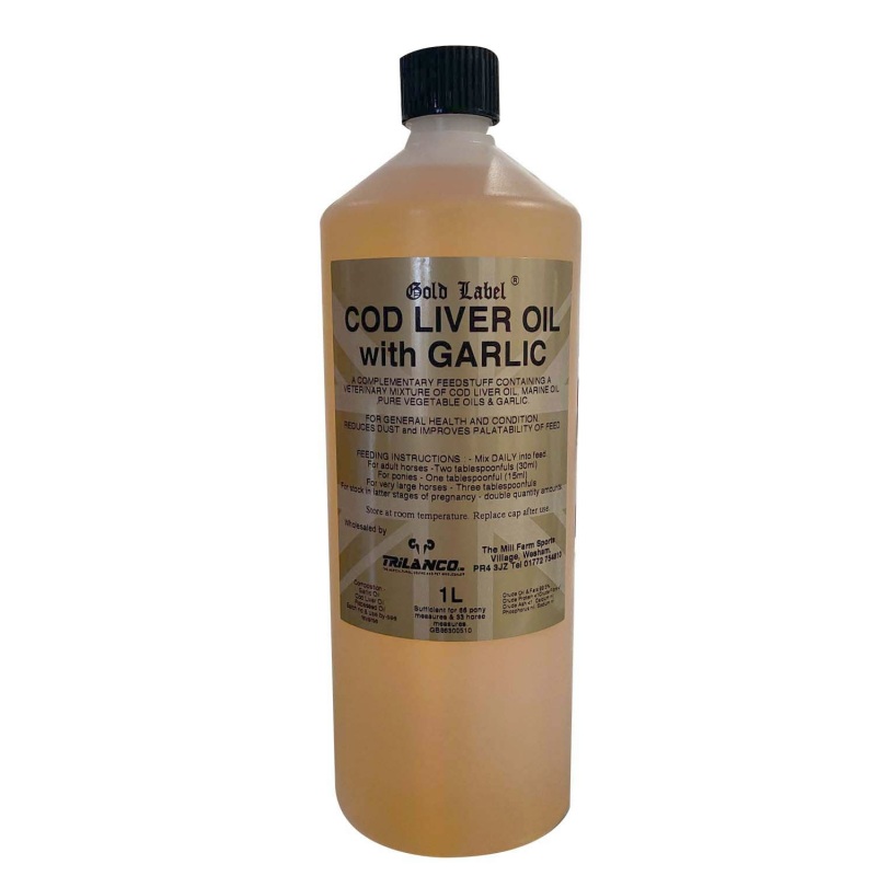 Gold Label Cod Liver Oil with Garlic GLD0022