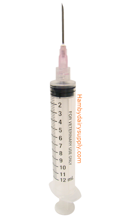 12cc Syringes *** with 18 x 1 inch needles 61-296 407-12-2001